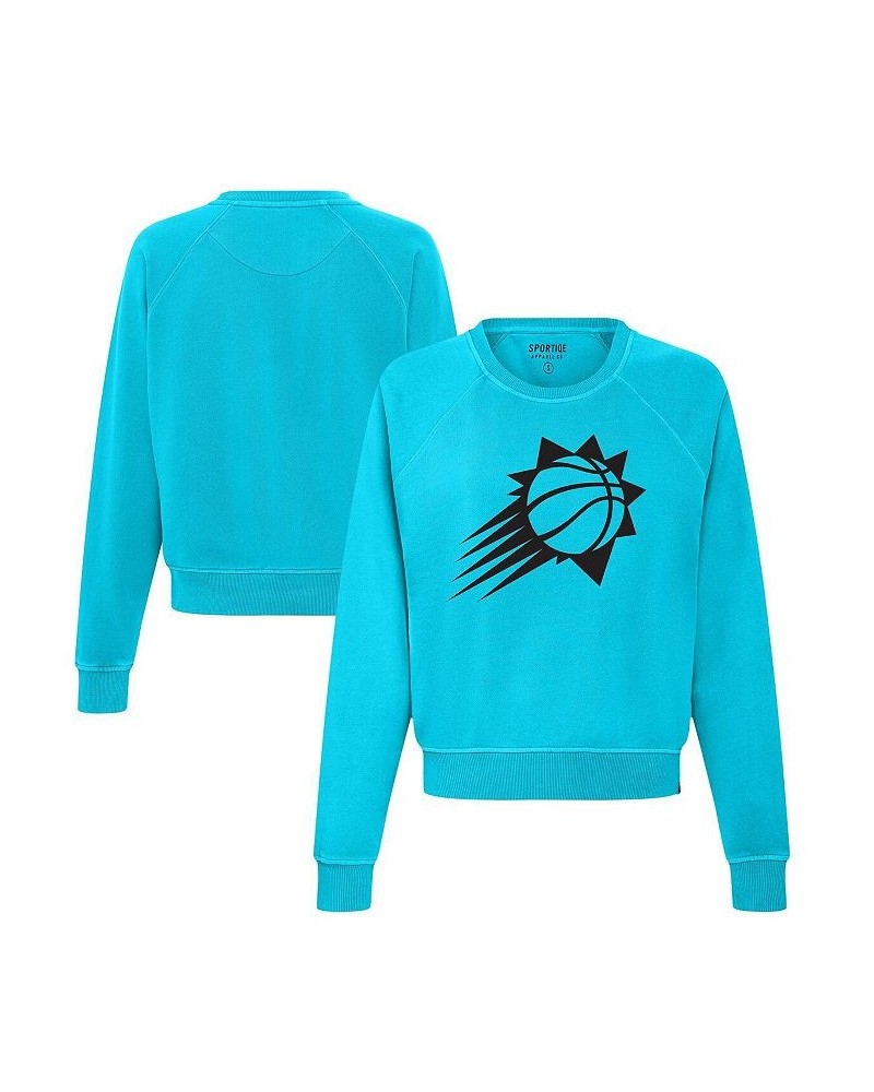 Women's Turquoise Phoenix Suns 2022 23 City Edition Ashlyn Pullover Sweatshirt Turquoise $34.40 Sweatshirts