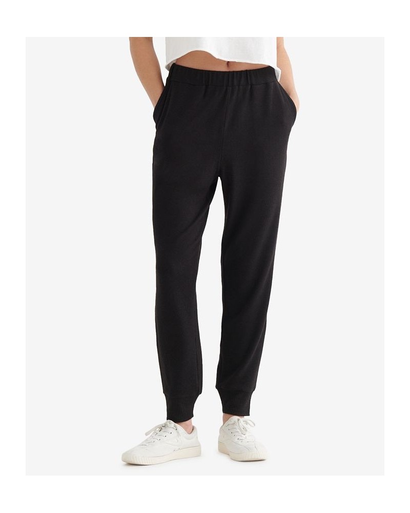 Women's Cloud Jersey Easy Joggers Jet Black $42.93 Pants