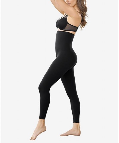 Women's Extra High Waisted Firm Compression Leggings Black $36.55 Shapewear