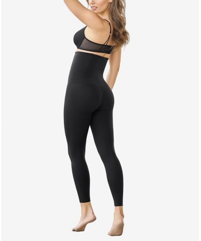 Women's Extra High Waisted Firm Compression Leggings Black $36.55 Shapewear