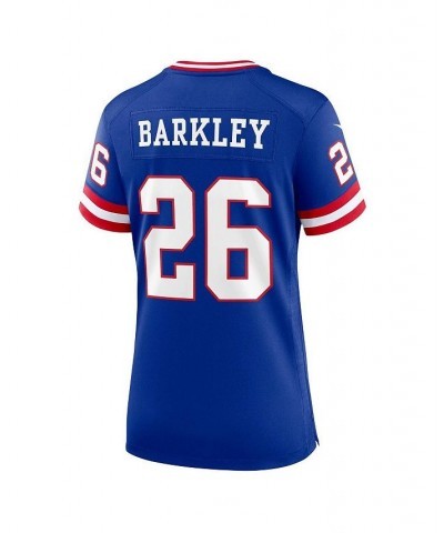 Women's Saquon Barkley Royal New York Giants Classic Player Game Jersey Royal $61.60 Jersey