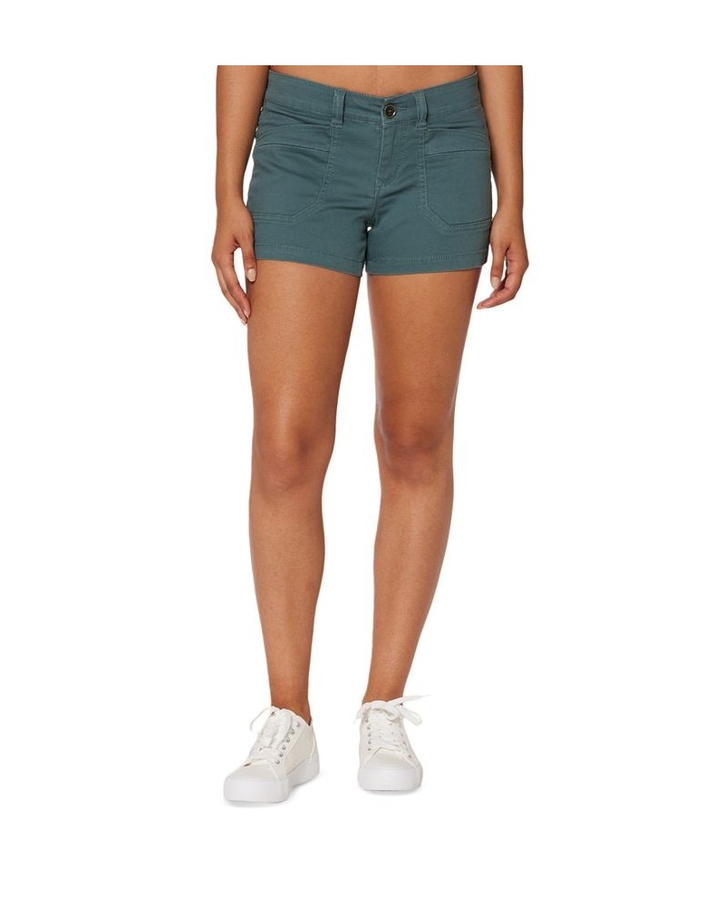 Juniors' Delaney Stretch Twill Shorts Juniper Be $25.20 Shorts