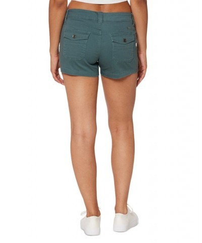 Juniors' Delaney Stretch Twill Shorts Juniper Be $25.20 Shorts