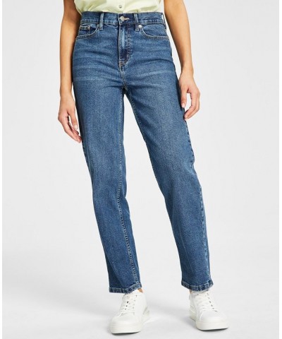 Women's Ribbed Cap-Sleeve Polo Top & High-Rise Straight-Leg Jeans Marrakech $29.85 Jeans