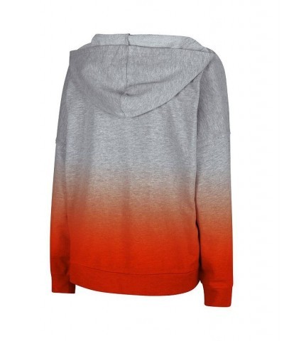 Women's Heathered Gray Clemson Tigers On Wednesdays Dip-Dye Pullover Hoodie Heathered Gray $24.00 Sweatshirts