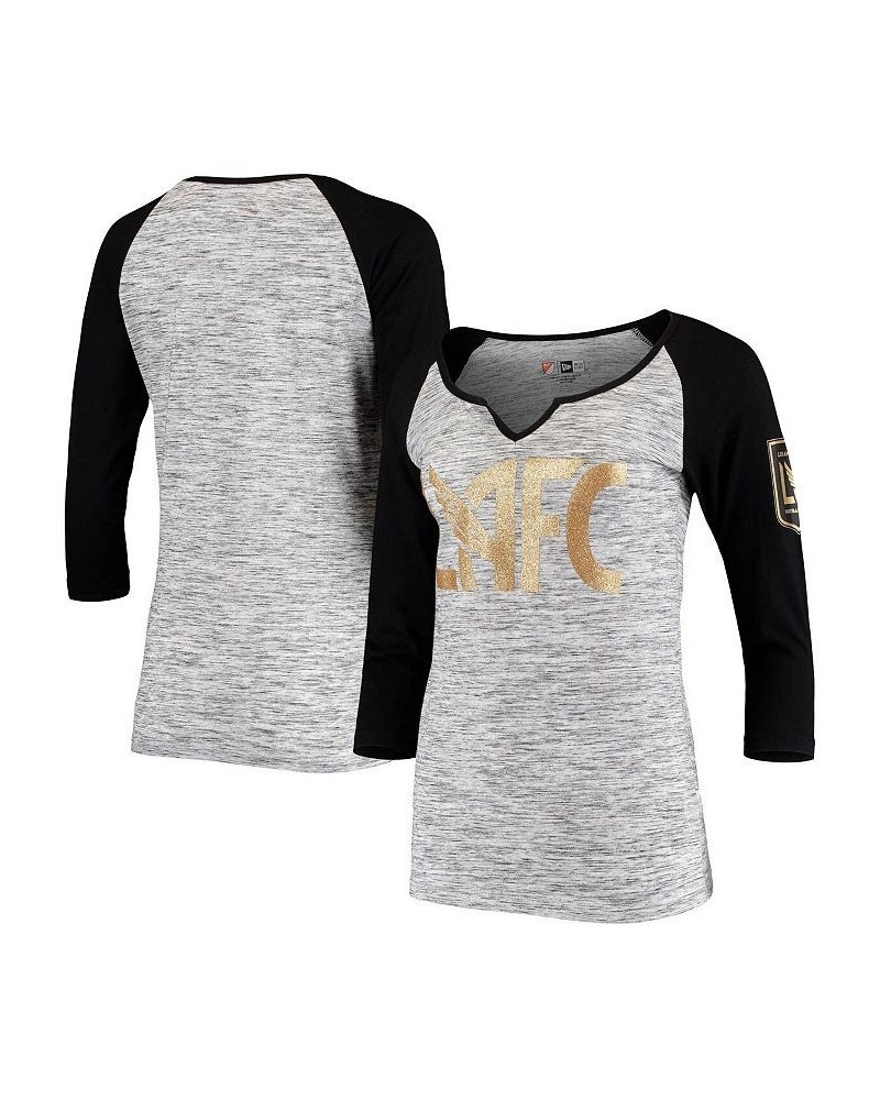 Women's 5th & Ocean by Black LAFC Space Dye Raglan 3/4-Sleeve T-shirt Black $28.04 Tops