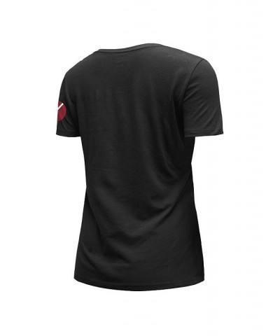 Women's Black Chicago Bulls 2022/23 City Edition V-Neck T-shirt Black $25.84 Tops