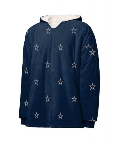 Women's Dallas Cowboys Repeat Print Reversible Hoodeez Navy $39.90 Sweatshirts