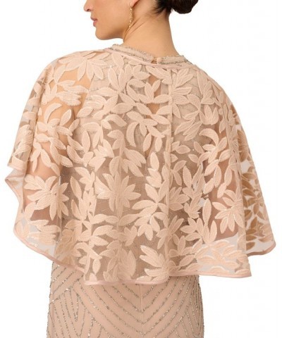 Embroidered Capelet Pale Blush $52.89 Tops