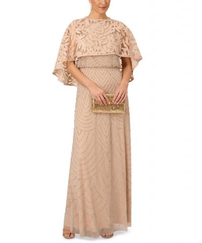 Embroidered Capelet Pale Blush $52.89 Tops