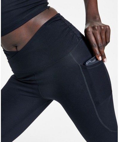 Crossover Balance Compression Super Soft Leggings Black $19.48 Pants