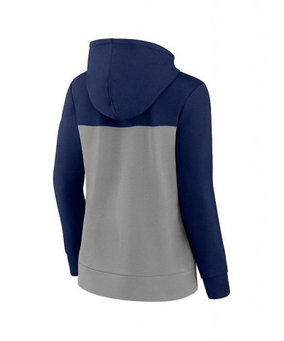 Women's Branded Navy Gray New York Yankees Take The Field Colorblocked Hoodie Full-Zip Jacket Navy, Gray $42.39 Jackets