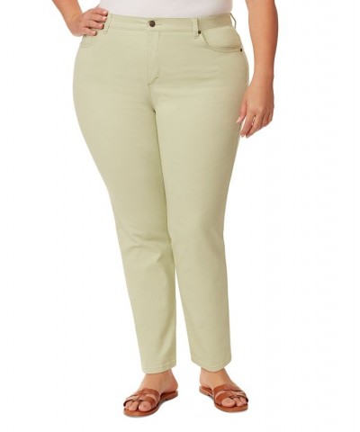Women's Plus Amanda Average Length Jean Matcha Latte $18.23 Jeans