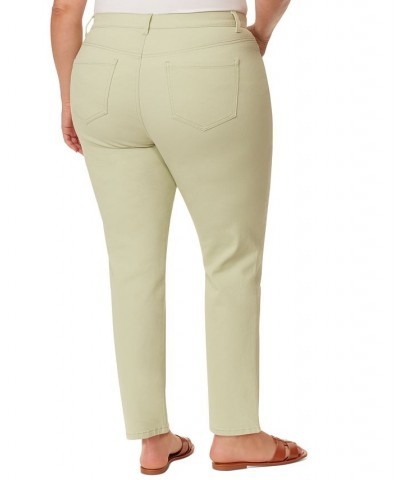 Women's Plus Amanda Average Length Jean Matcha Latte $18.23 Jeans