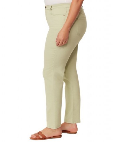 Women's Plus Amanda Average Length Jean Matcha Latte $18.23 Jeans