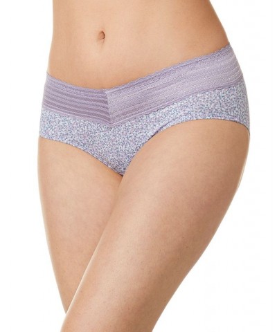 Warners No Pinching No Problems Dig-Free Comfort Waist with Lace Microfiber Hipster 5609J Raspberry Jam $9.74 Panty