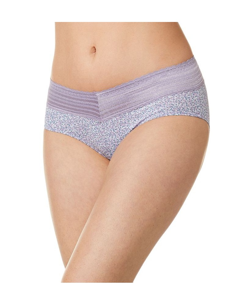 Warners No Pinching No Problems Dig-Free Comfort Waist with Lace Microfiber Hipster 5609J Raspberry Jam $9.74 Panty