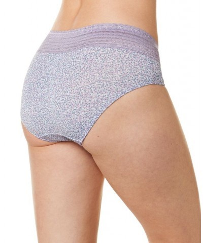 Warners No Pinching No Problems Dig-Free Comfort Waist with Lace Microfiber Hipster 5609J Raspberry Jam $9.74 Panty