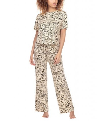 Women's All American Printed Loungewear Set Red $31.90 Sleepwear