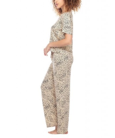 Women's All American Printed Loungewear Set Red $31.90 Sleepwear