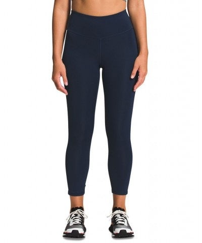 Women's Performance Essential Cropped Leggings Blue $29.25 Pants