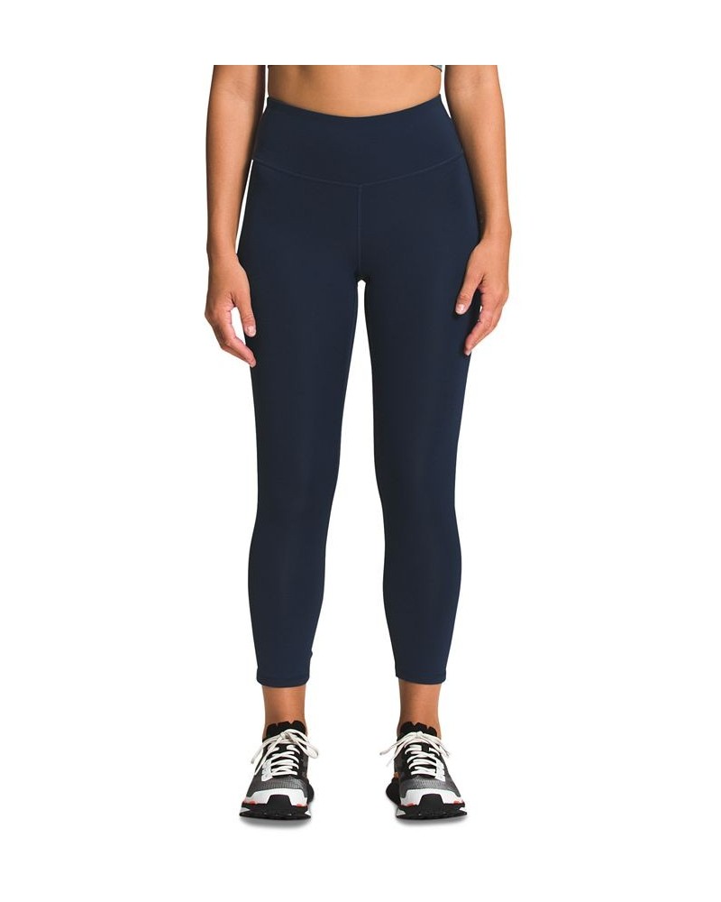 Women's Performance Essential Cropped Leggings Blue $29.25 Pants