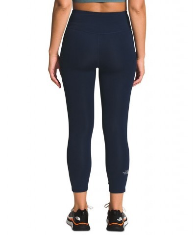 Women's Performance Essential Cropped Leggings Blue $29.25 Pants