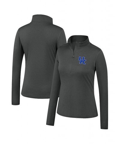 Women's Heathered Charcoal Kentucky Wildcats Olympus Half-Zip Jacket Heathered Charcoal $35.39 Jackets