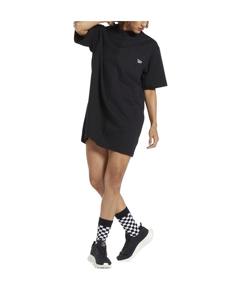 Women's Classics T-Shirt Dress Black $14.96 Dresses