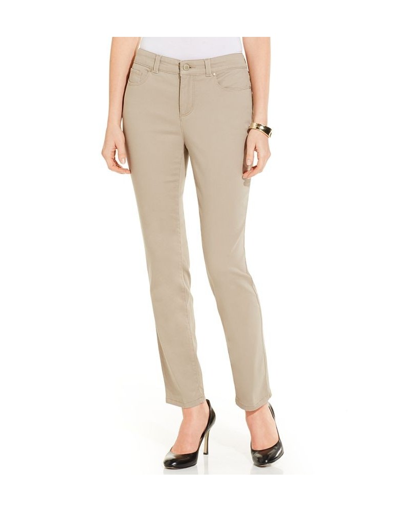 Petite Bristol Skinny Ankle Jeans Tan/Beige $12.00 Jeans