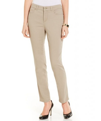 Petite Bristol Skinny Ankle Jeans Tan/Beige $12.00 Jeans