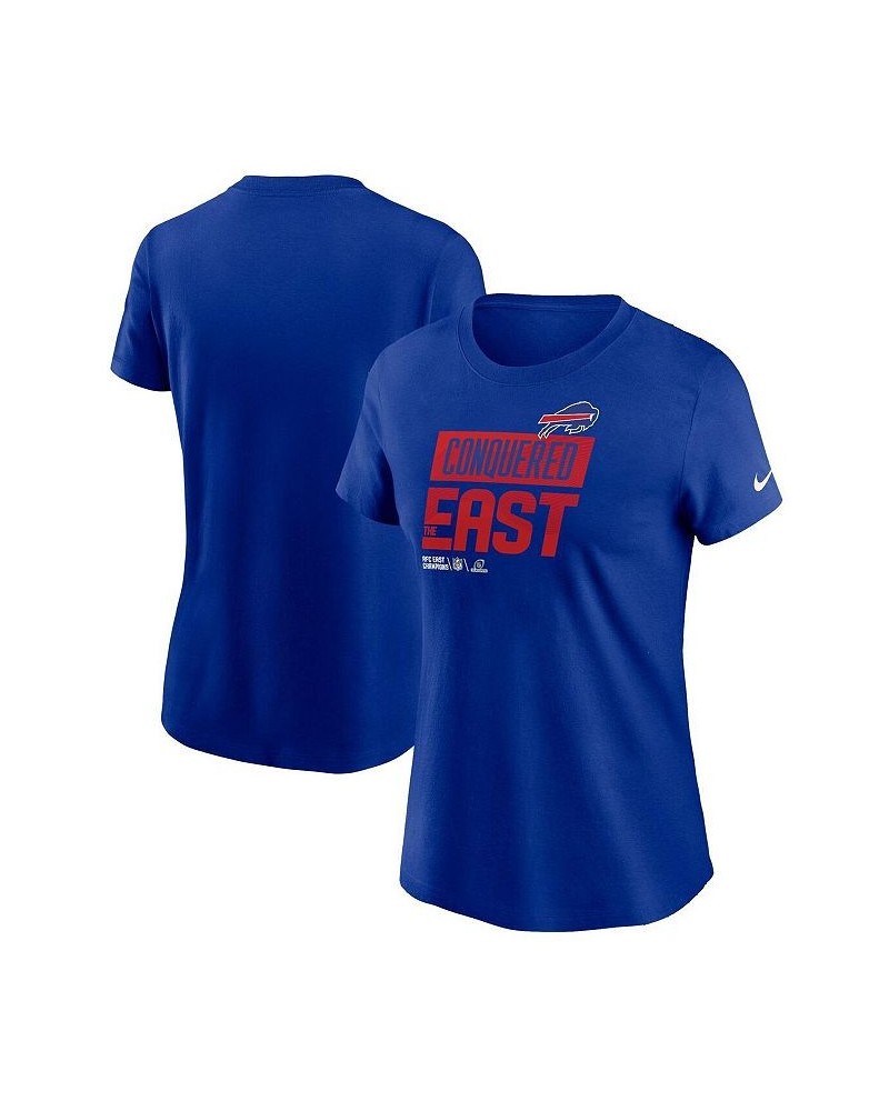 Women's Royal Buffalo Bills 2022 AFC East Division Champions Locker Room Trophy Collection T-shirt Royal $26.49 Tops