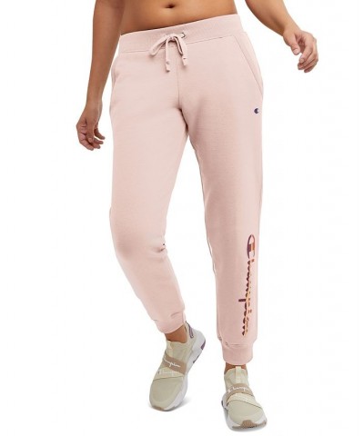 Women's Powerblend Sweatpant Jogger Pink $21.60 Pants