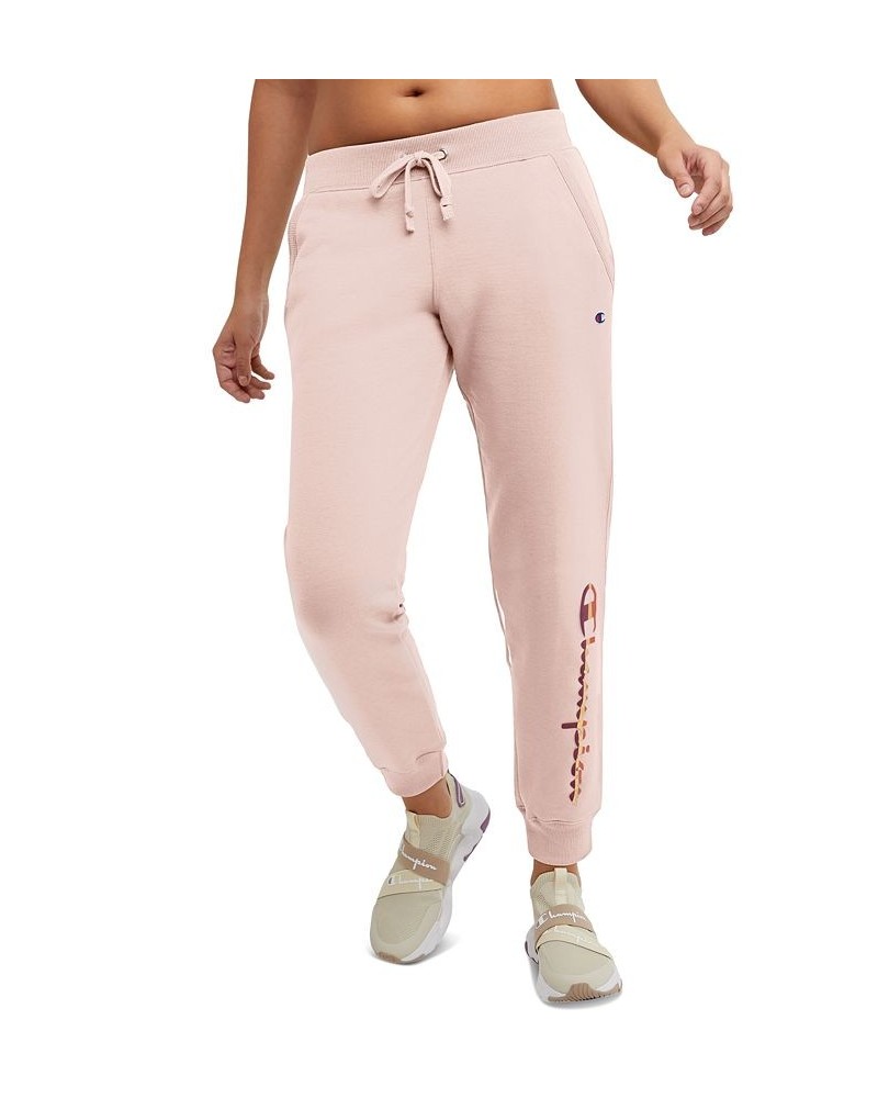 Women's Powerblend Sweatpant Jogger Pink $21.60 Pants