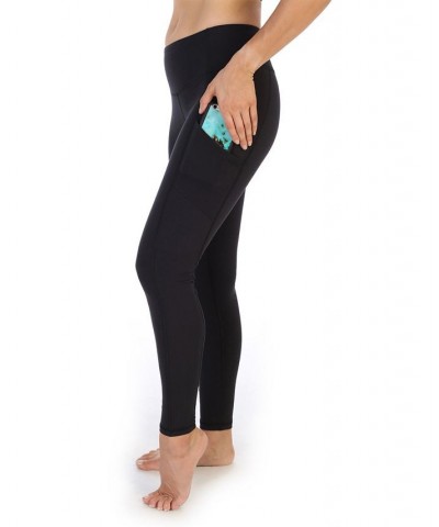 High Waist Full Length Pocket Compression Leggings Black $50.02 Pants