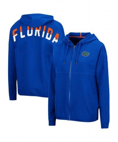 Women's Royal Florida Gators 2-Hit Full-Zip Hoodie Royal $29.25 Sweatshirts