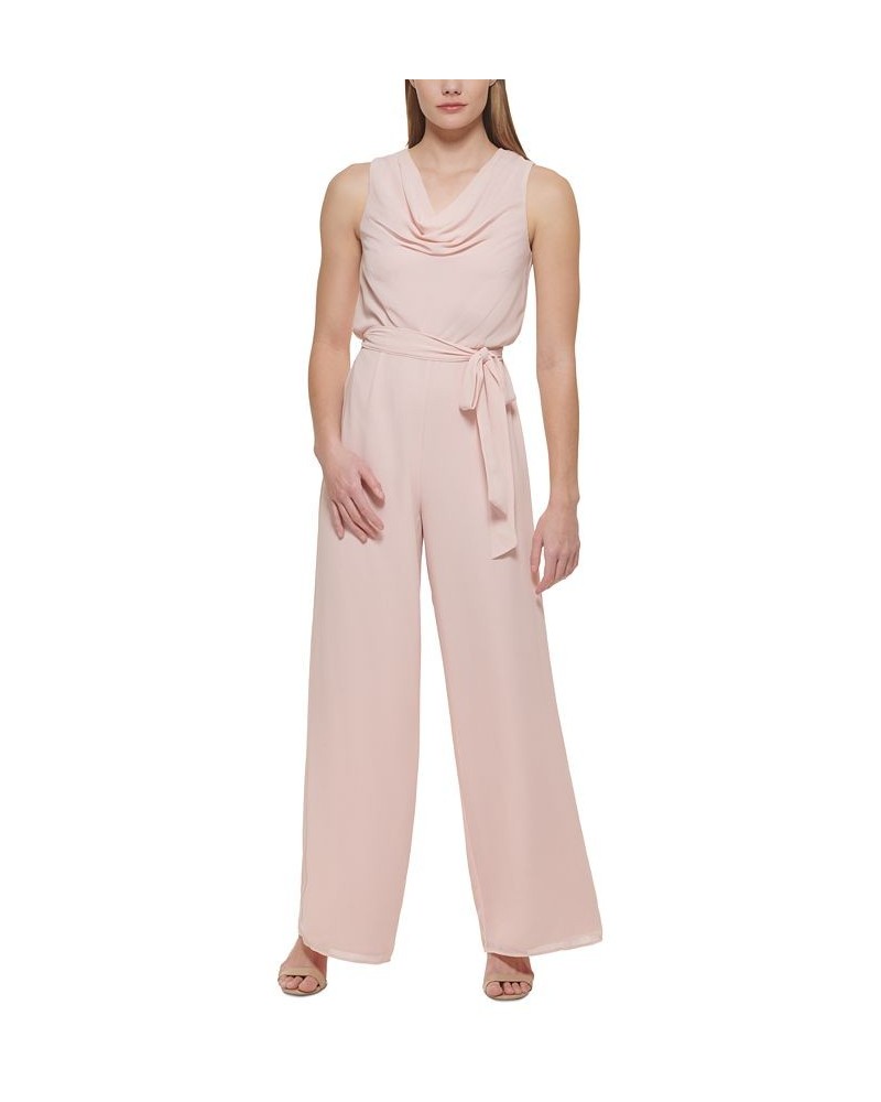 Cowlneck Jumpsuit Blush $49.81 Pants