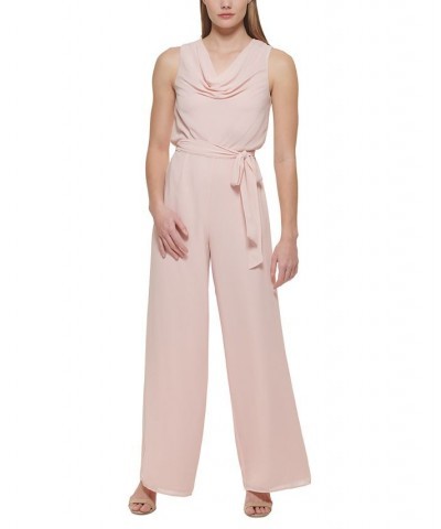 Cowlneck Jumpsuit Blush $49.81 Pants