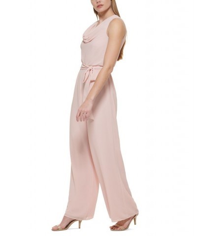 Cowlneck Jumpsuit Blush $49.81 Pants