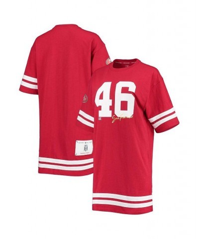 Women's Scarlet San Francisco 49ers Clair Half-Sleeve Dress Scarlet $28.70 Dresses