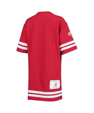 Women's Scarlet San Francisco 49ers Clair Half-Sleeve Dress Scarlet $28.70 Dresses