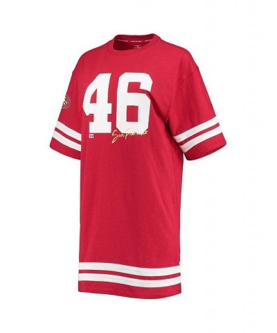 Women's Scarlet San Francisco 49ers Clair Half-Sleeve Dress Scarlet $28.70 Dresses