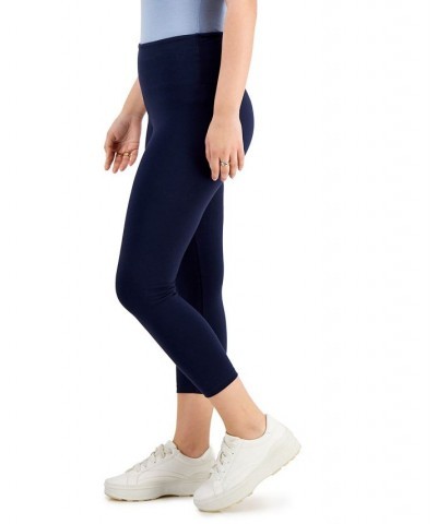 Women's High-Rise Capri Leggings Industrial Blue $10.99 Pants