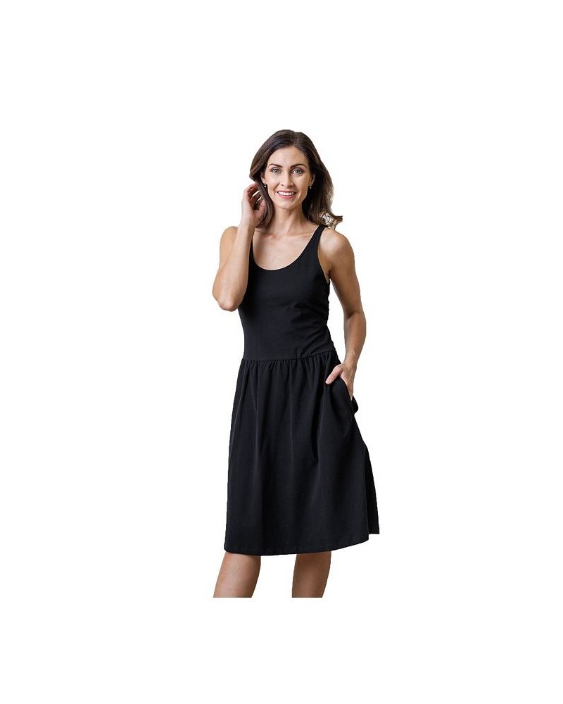 Womens' Open-Back Knit Dress Black $27.97 Dresses