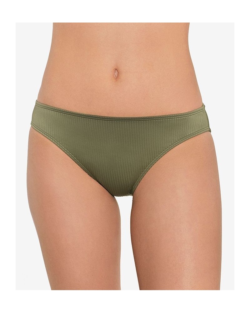 Juniors' Hipster Bikini Bottoms Green $12.90 Swimsuits