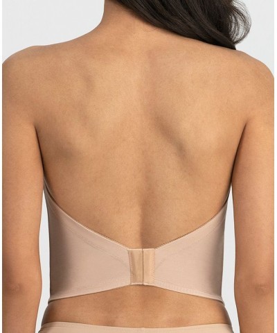 Brie Backless Strapless Bra 6380 Brown $37.00 Bras