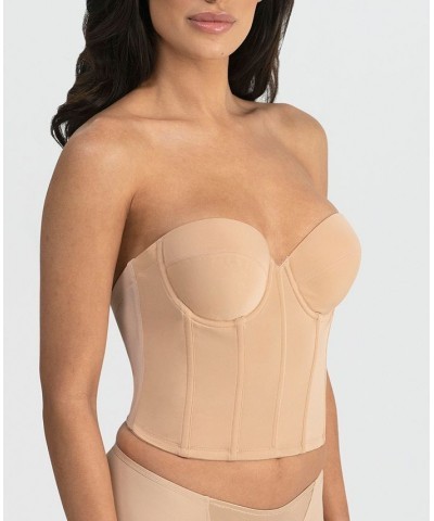 Brie Backless Strapless Bra 6380 Brown $37.00 Bras