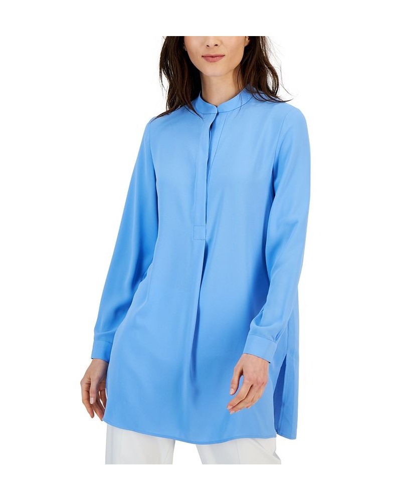 Nehru Tunic Shore Blue $33.60 Tops