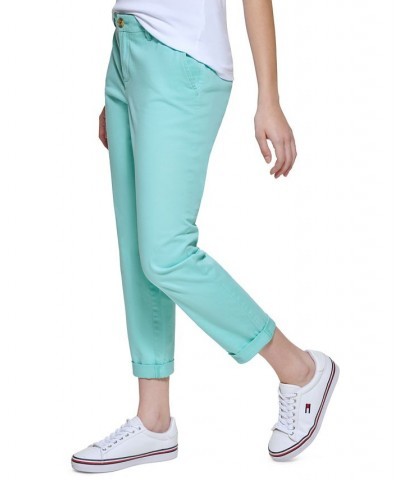 Women's TH Flex Hampton Cuffed Chino Straight-Leg Pants Crm De Mnth $24.00 Pants