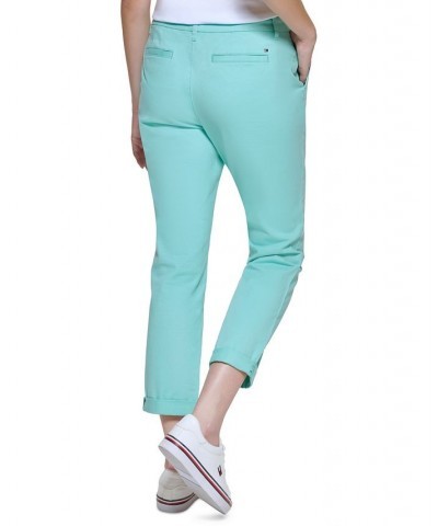 Women's TH Flex Hampton Cuffed Chino Straight-Leg Pants Crm De Mnth $24.00 Pants